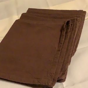 SIX LARGE CLOTH DINNER NAPKINS